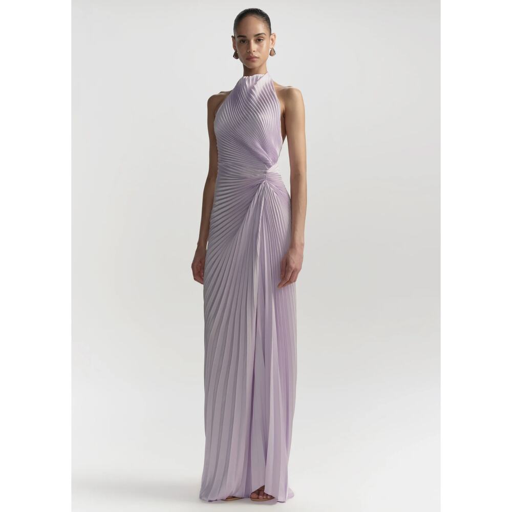 ALC Romy Pleated Satin Gown - Picture 4 of 12
